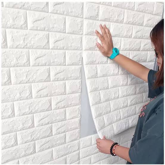 3D Faux Brick Wall Stickers | Waterproof Self-Adhesive Decore