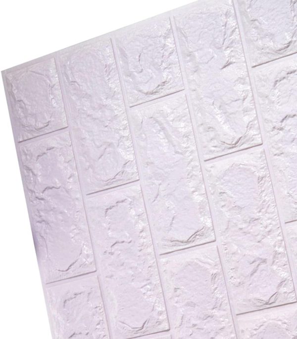 3D Faux Brick Wall Stickers | Waterproof Self-Adhesive Decore