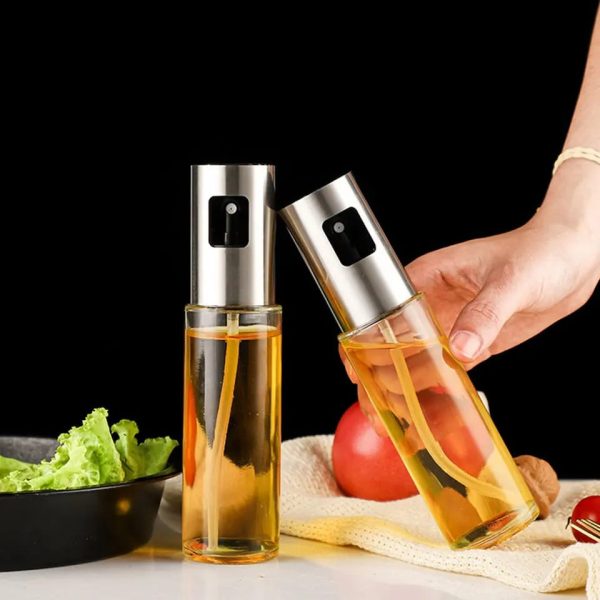 Cooking Oil Sprayer Glass Bottle for BBQ, Baking, Grill, Vinegar & Sauce