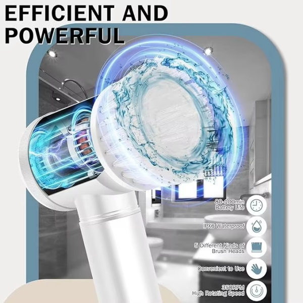 Electric cleaning brush