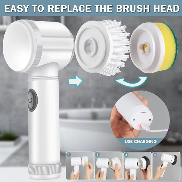 Electric cleaning brush