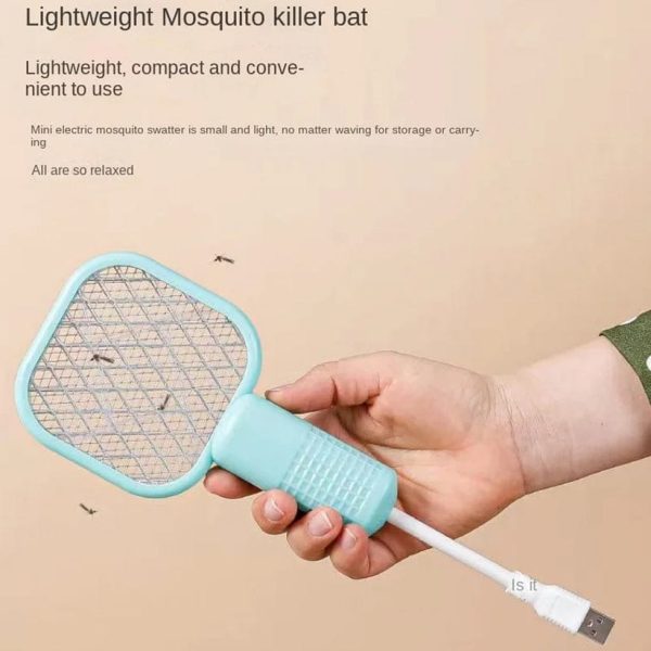 USB Electric Mosquito Racket | Rechargeable Mosquito Swatter