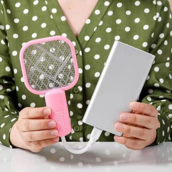 USB Electric Mosquito Racket | Rechargeable Mosquito Swatter