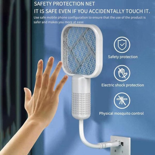 USB Electric Mosquito Racket | Rechargeable Mosquito Swatter
